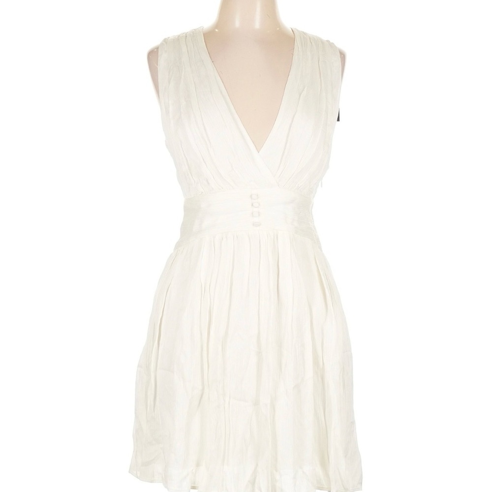 The Kooples Ivory Sleeveless Mini Dress 3 (M/L)